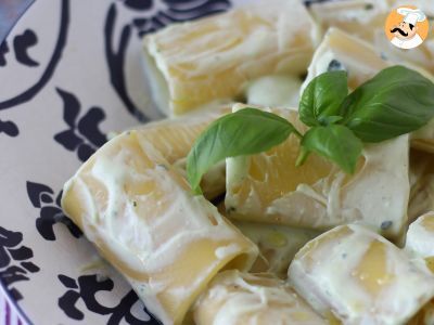 Pasta con crema di ricotta e basilico - foto 3