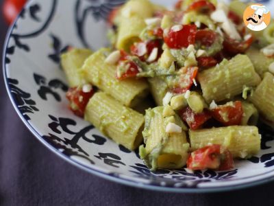 Pasta fredda con crema di avocado, mandorle e pomodorini: vegetariana e gustosissima! - foto 5