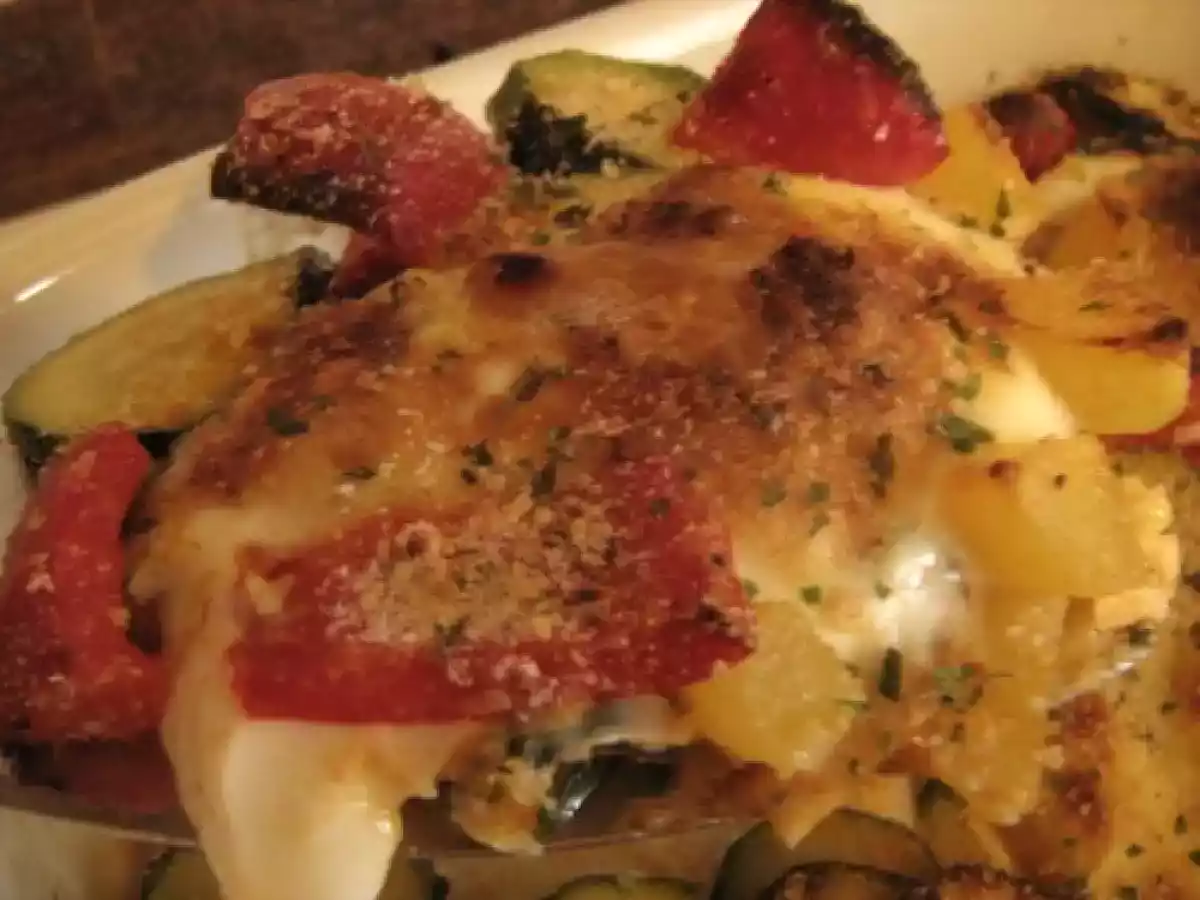 Pasticcio di zucchine e peperoni - foto 4