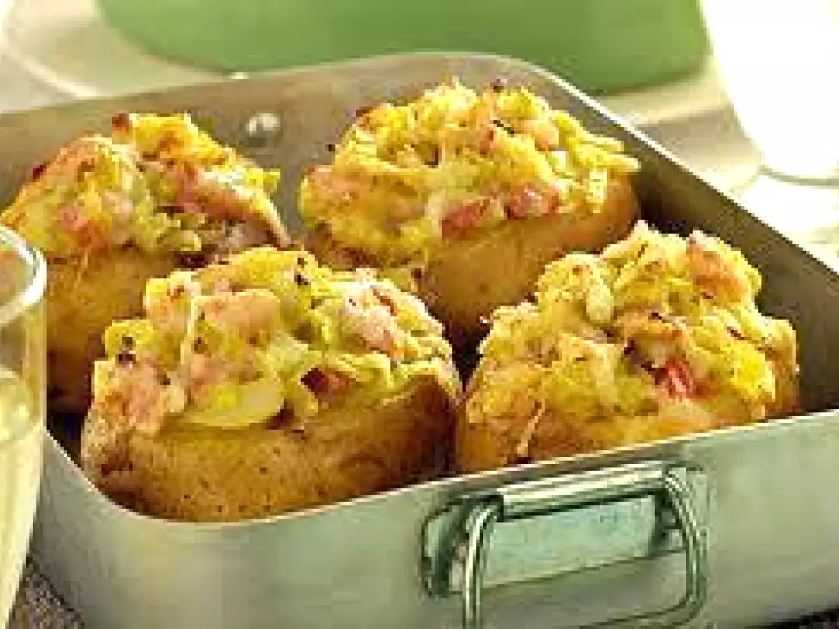 Patate ripiene vegetariane - ricetta facile