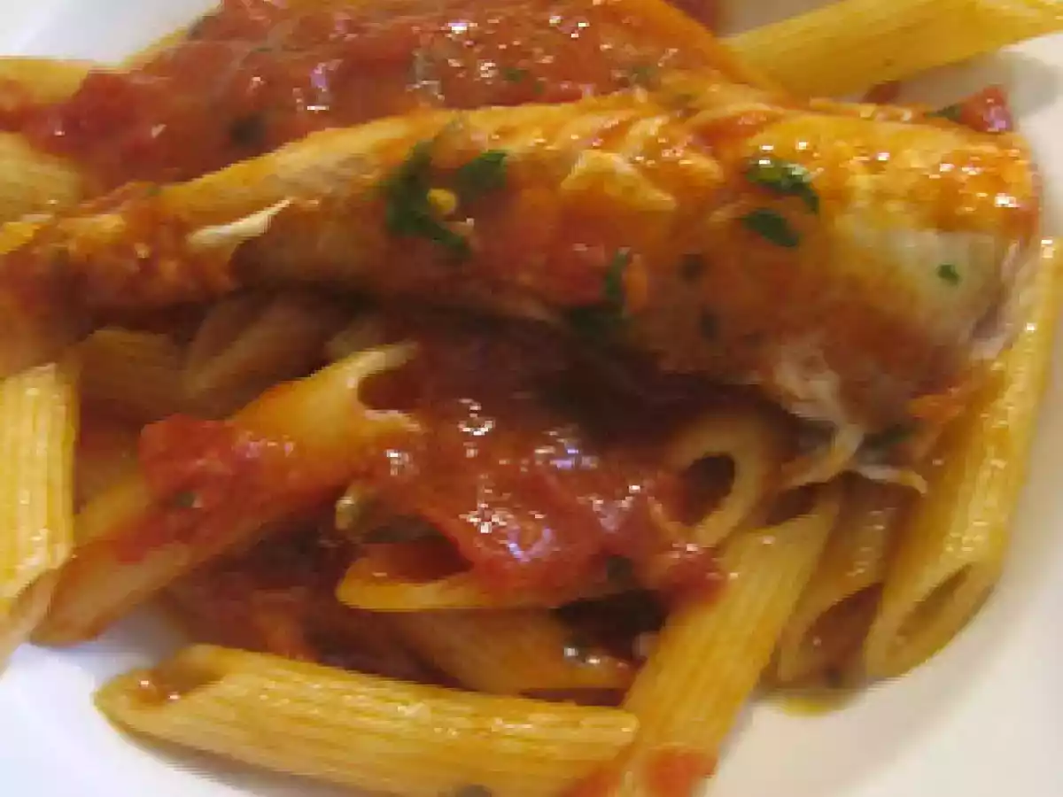 PENNE RIGATE AL SUGO DI GALLINELLA