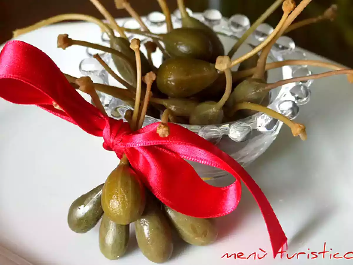 Pesto alla pantellesca crudo : capperi di Pantelleria - foto 4