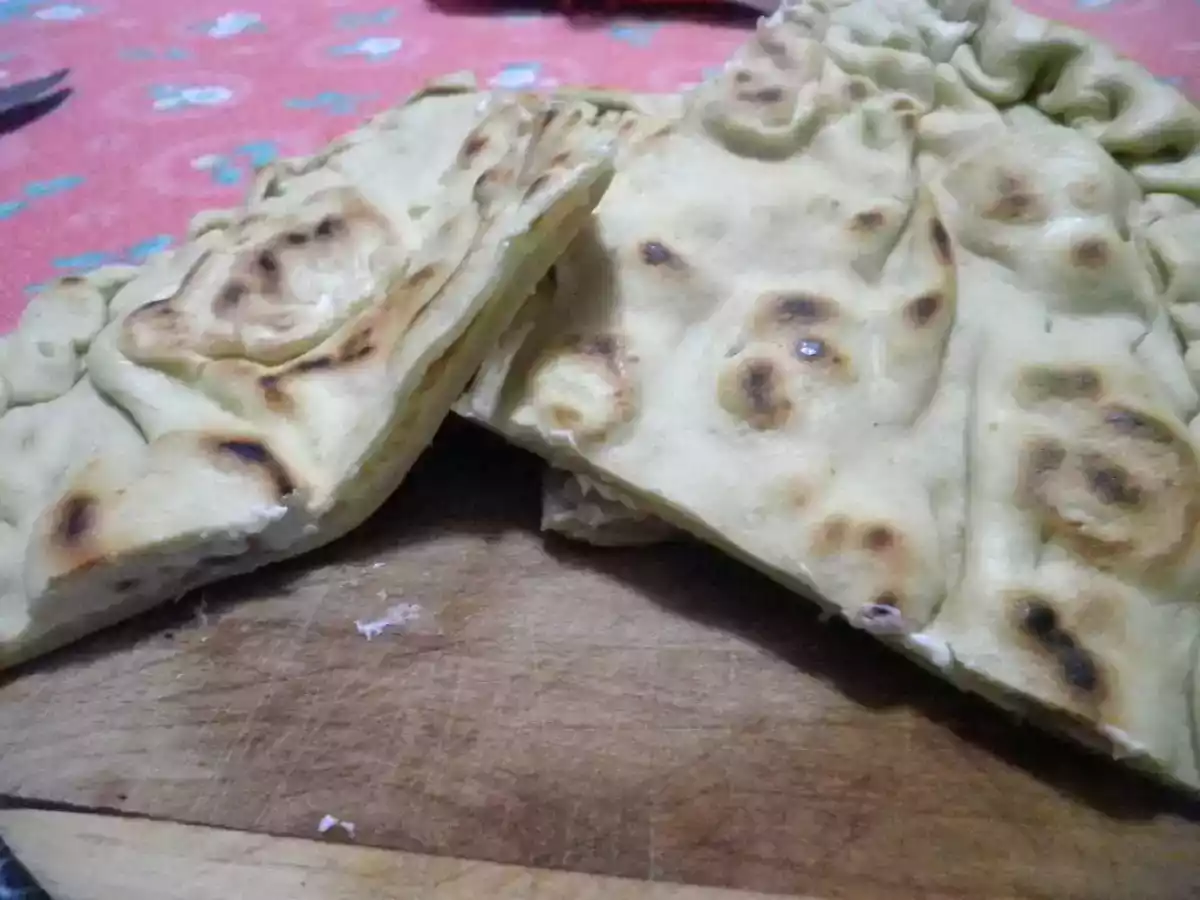 Piadina farcita con Philadelphia e prosciutto cotto