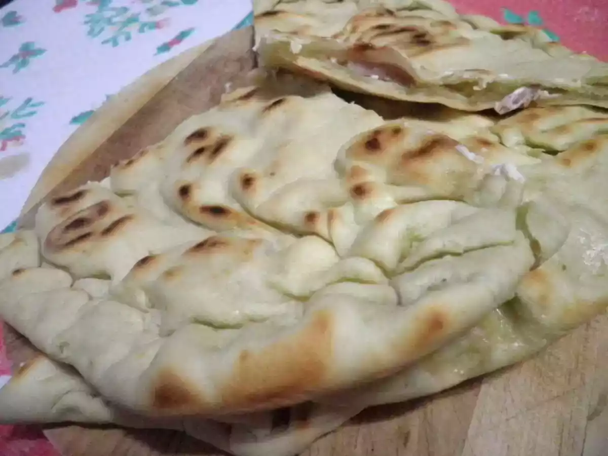 Piadina farcita con Philadelphia e prosciutto cotto - foto 2