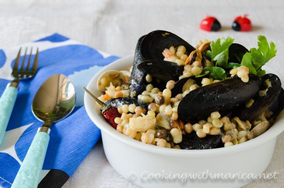 Pilau Alla Cagliaritana Con Fregola E Frutti Di Mare Ricetta Petitchef