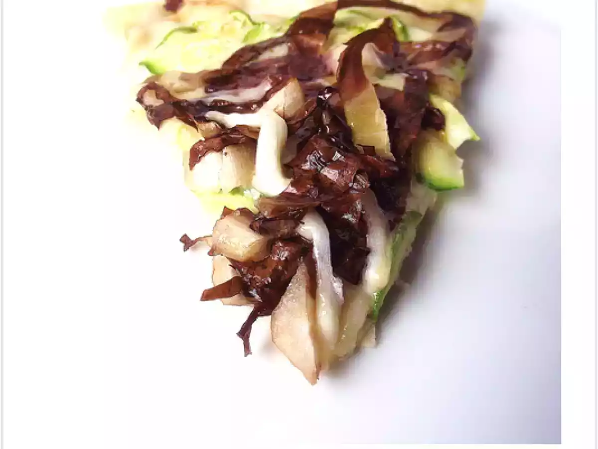 Pizza alle zucchine, radicchio, provola affumicata and the last days of winter - foto 2