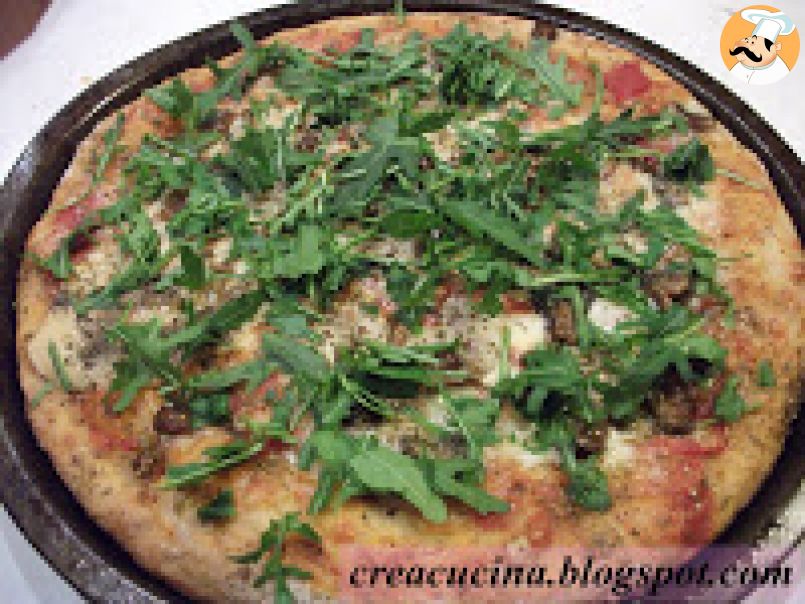 Pizza funghi e rucola (con farina di Kamut) - foto 2