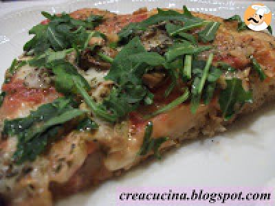 Pizza funghi e rucola (con farina di Kamut) - foto 3