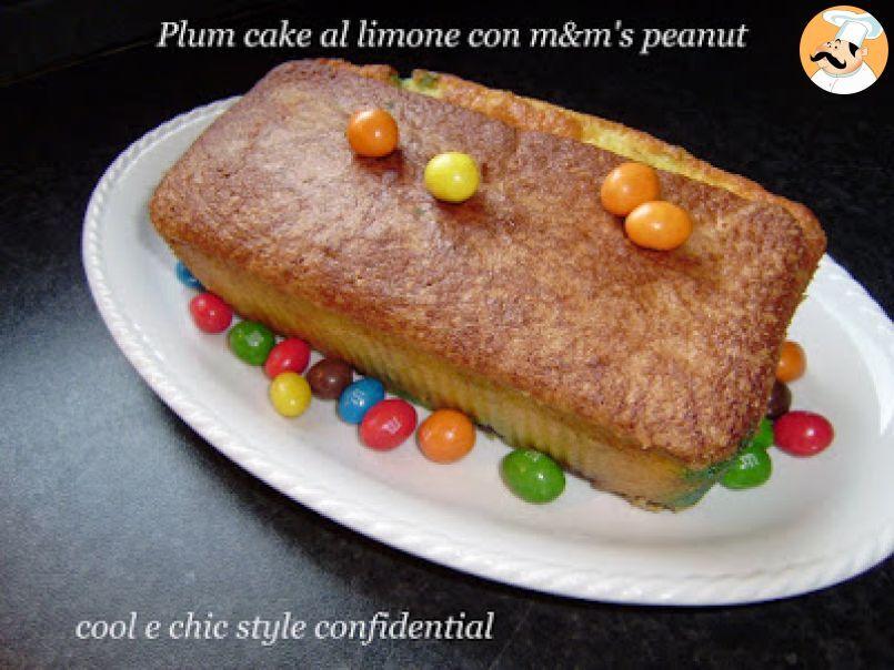 Plumcake al limone con m&m's