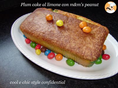 Plumcake al limone con m&m's