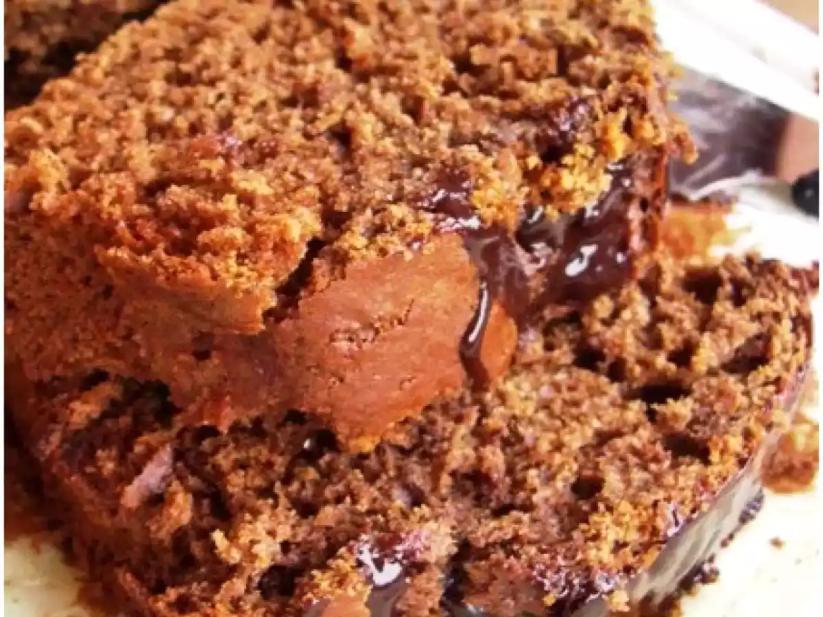 Plumcake glassato al fondente e caffè - foto 2