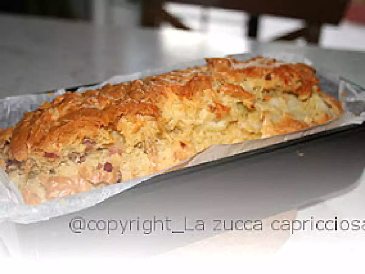 Plumcake salato con pancetta e latte di soia - foto 2