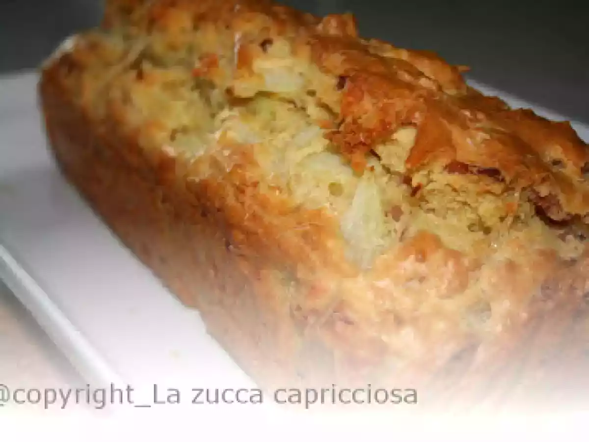 Plumcake salato con pancetta e latte di soia - foto 4