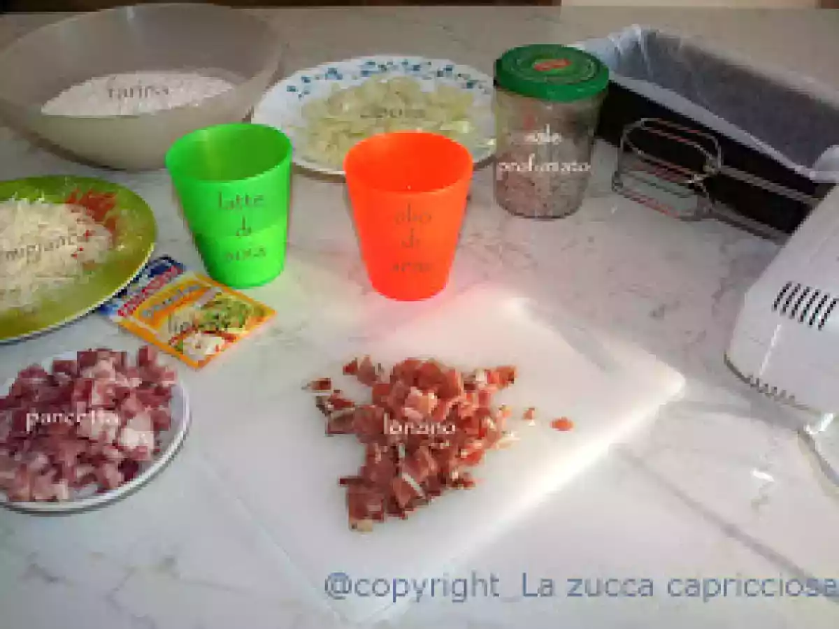 Plumcake salato con pancetta e latte di soia - foto 7