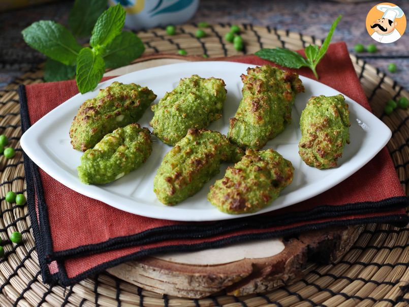 Polpette di piselli e feta in friggitrice ad aria: sfiziose e velocissime da preparare!