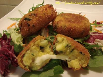 Polpette Filanti Con Zucchine Patate Ricetta Petitchef