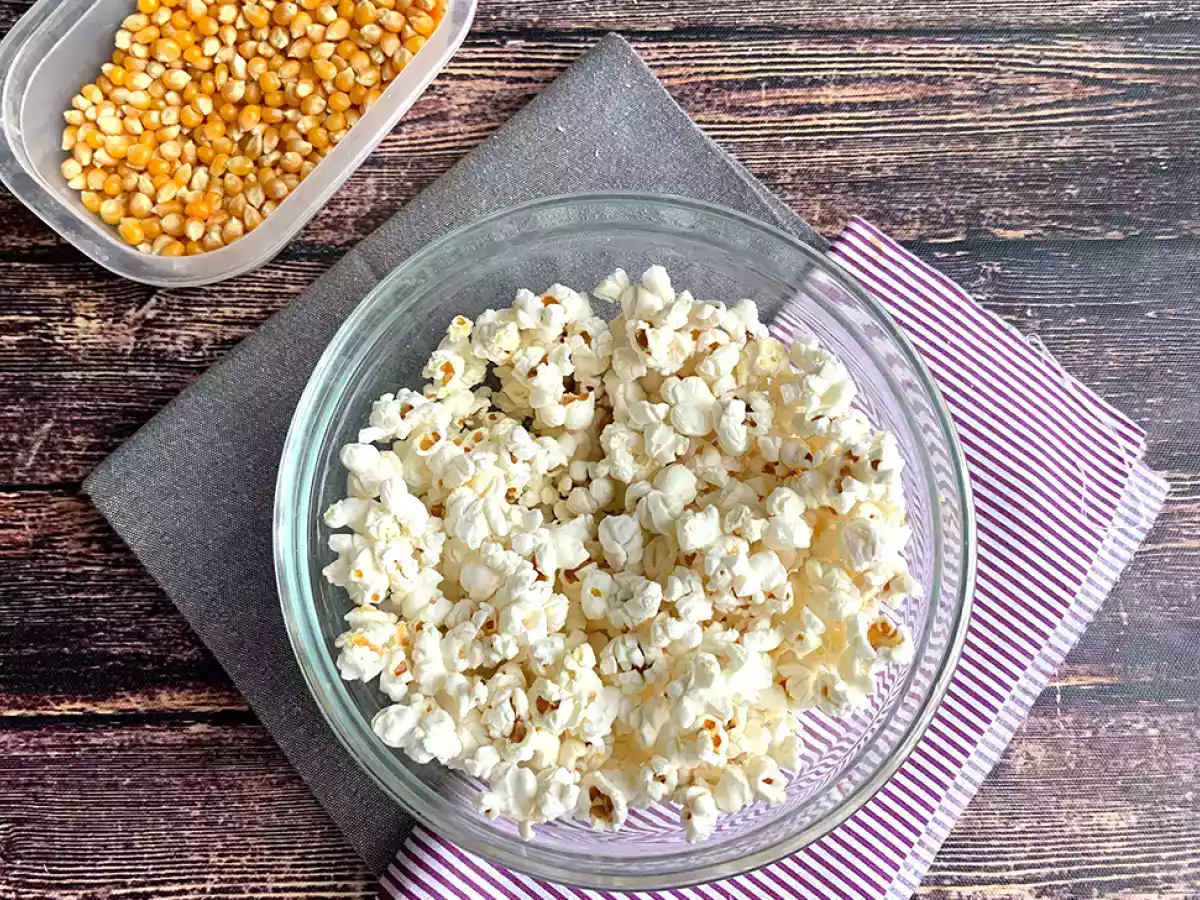 Pop corn al micronde: senza olio e senza burro - foto 2