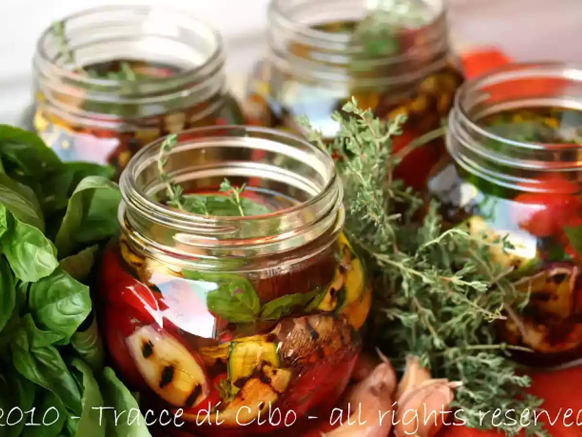 POZIONE DI VERDURE GRIGLIATE SOTT'OLIO