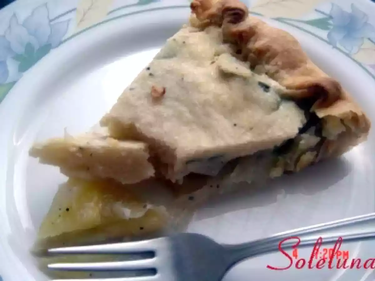 Quiche di patate con cipolle e grana padano - foto 2