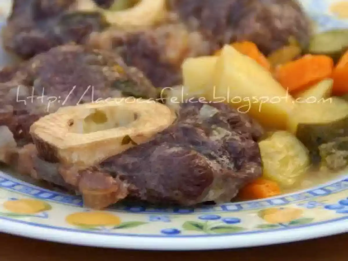 Ricetta del mese con vino in abbinamento: Ossobuchi con verdure in umido