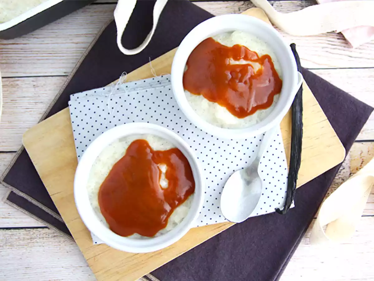 Riso al latte con caramello al burro salato - foto 3