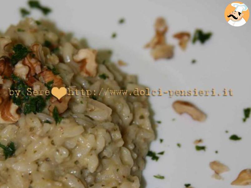 Risotto con pesto di prezzemolo e noci - foto 2