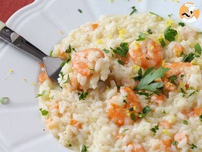 Risotto gamberi e limone, il primo piatto elegante e facile da preparare, foto 1