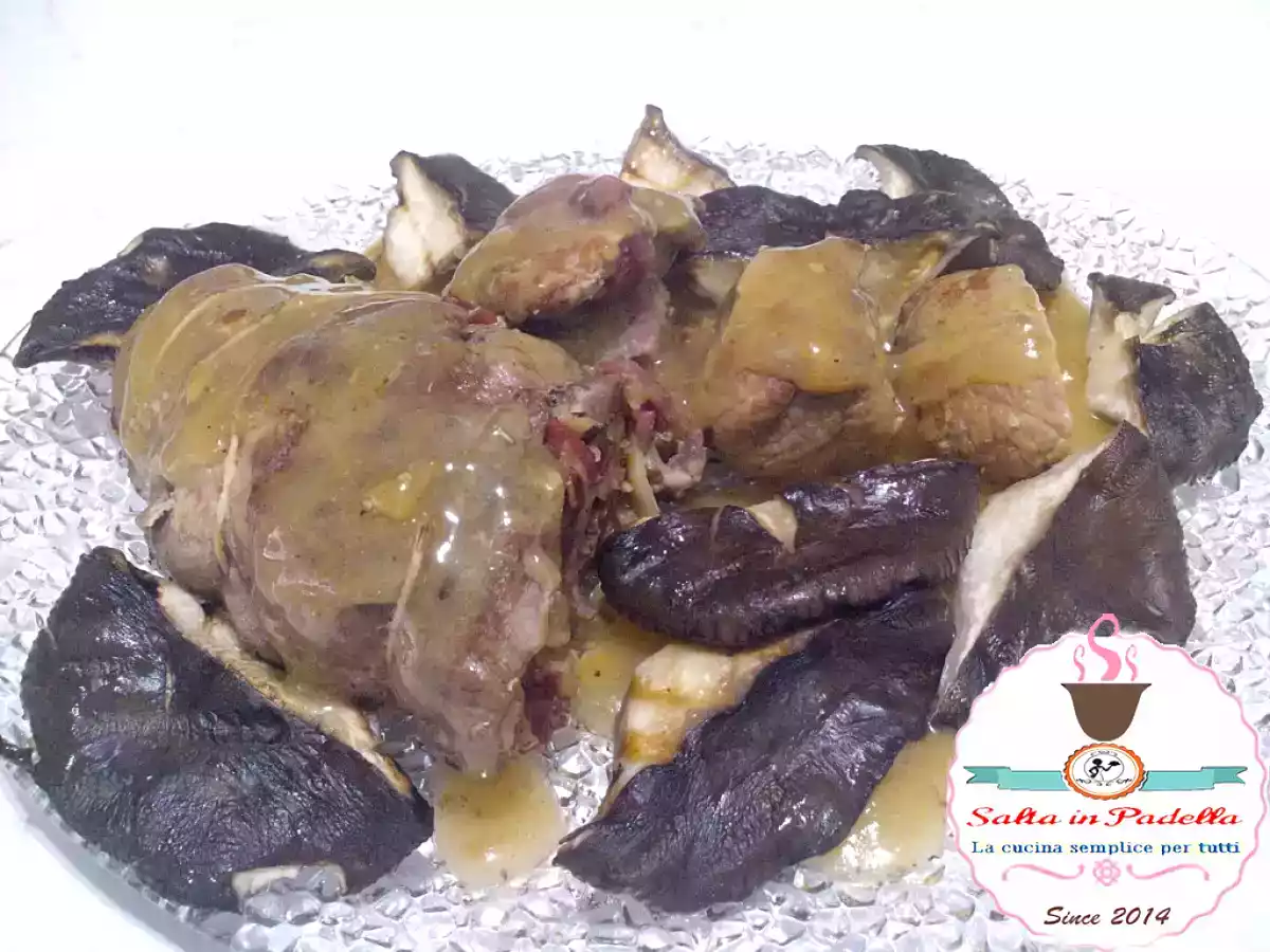 Rotolo di maiale con mele speck e nocciole - foto 5