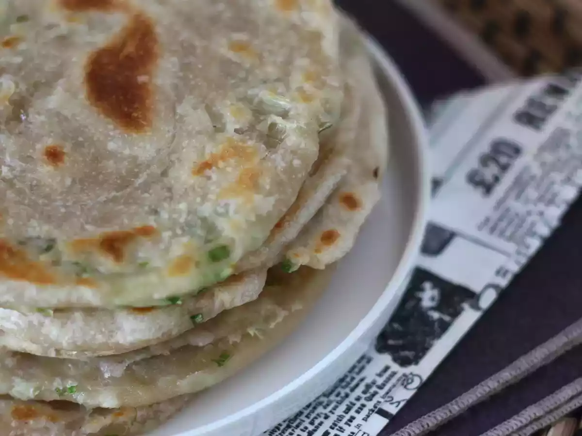 Scallion Pancake, le piadine cinesi con i cipollotti - foto 4