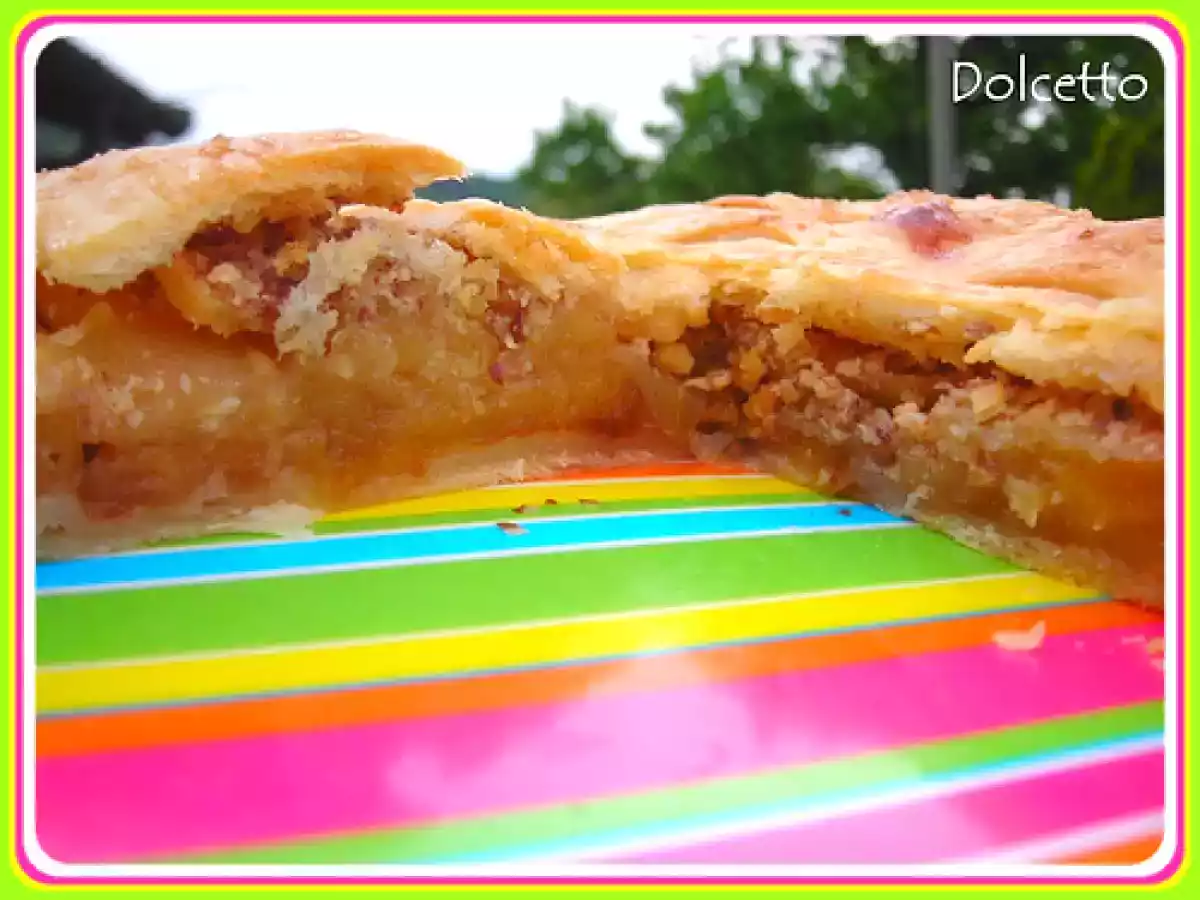 SFOGLIATA DI MELE, CONFETTURA DI PRUGNE E NOCCIOLE - foto 2