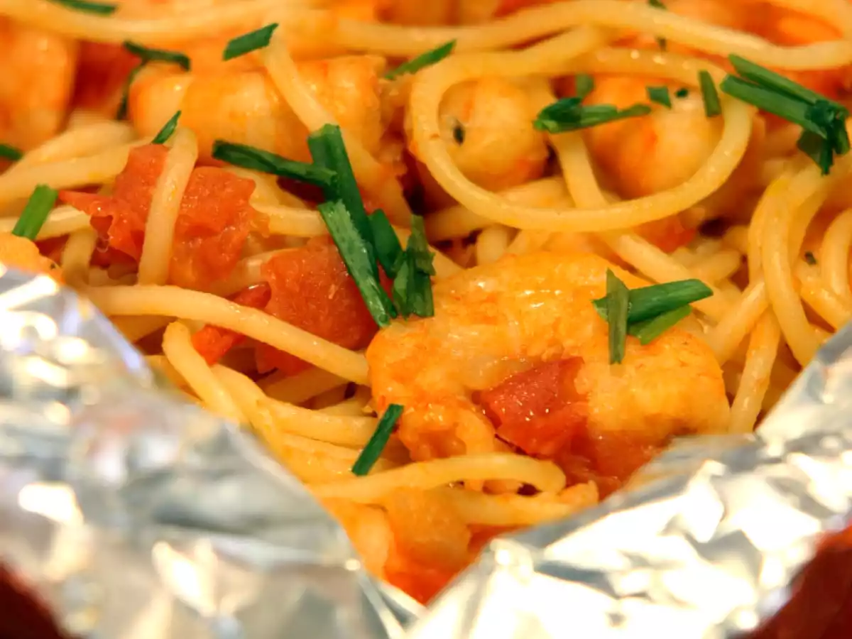 Spaghetti al cartoccio - foto 2