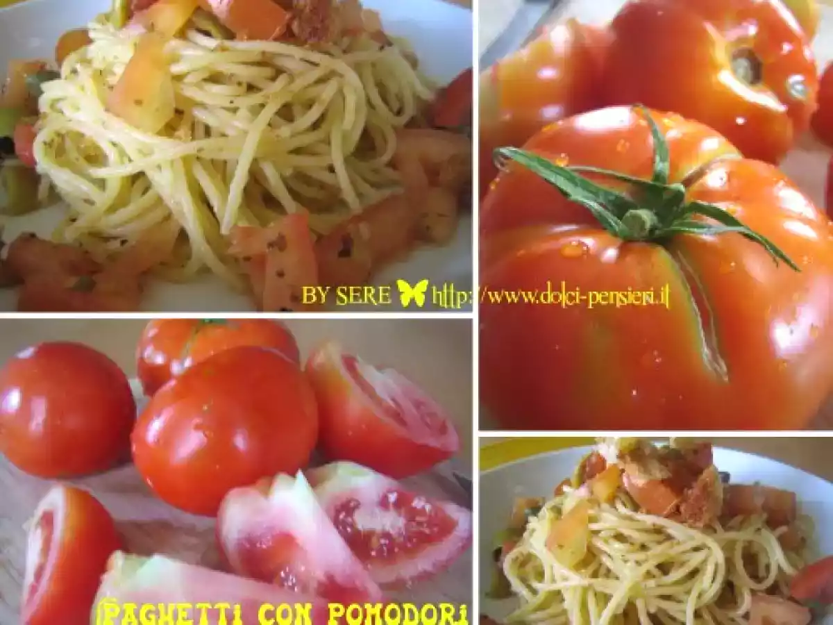 Spaghetti con pomodori e briciole croccanti - foto 9