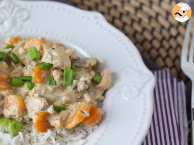 Spezzatino di salmone con funghi e carote - foto 6