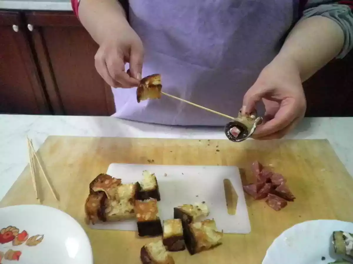 Spiedini con il Golfetta arrotolato con zucchine e melanzane grigliate - foto 7