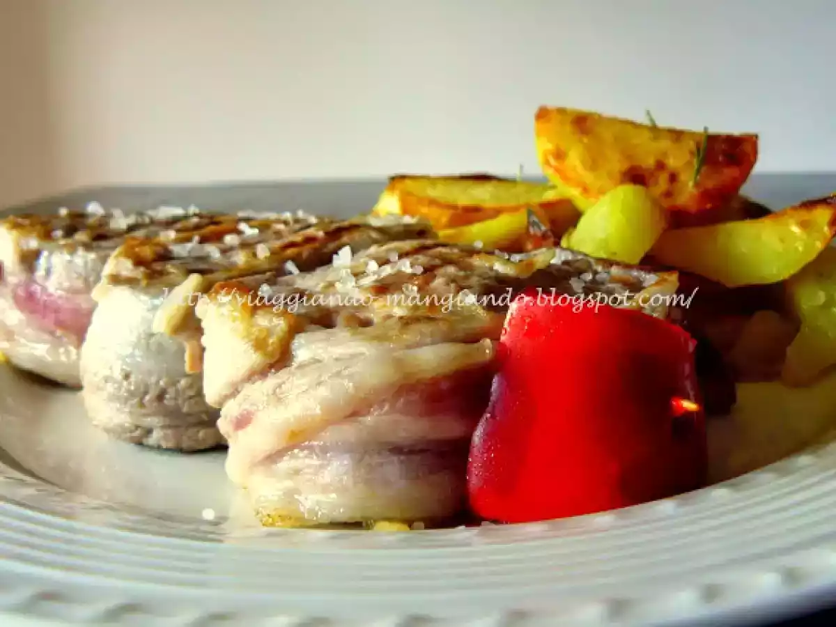 Spiedini di filetto profumati al bacon