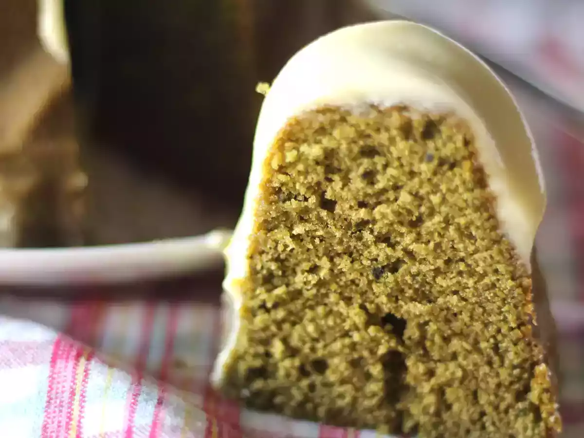 Sponge cake al thè matcha e cioccolato bianco - foto 5