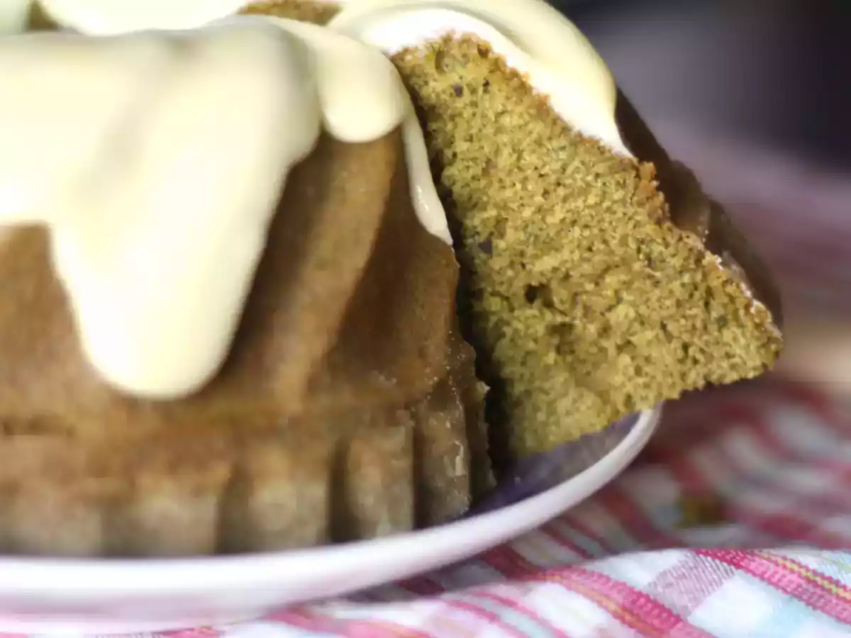 Sponge cake al thè matcha e cioccolato bianco - foto 7