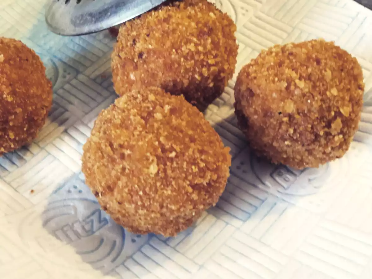 Supplì al telefono a modo mio con salsa di pomodoro e basilico - foto 4