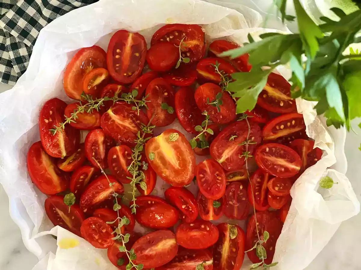Tarte tatin, torta rovesciata con i pomodori - foto 2