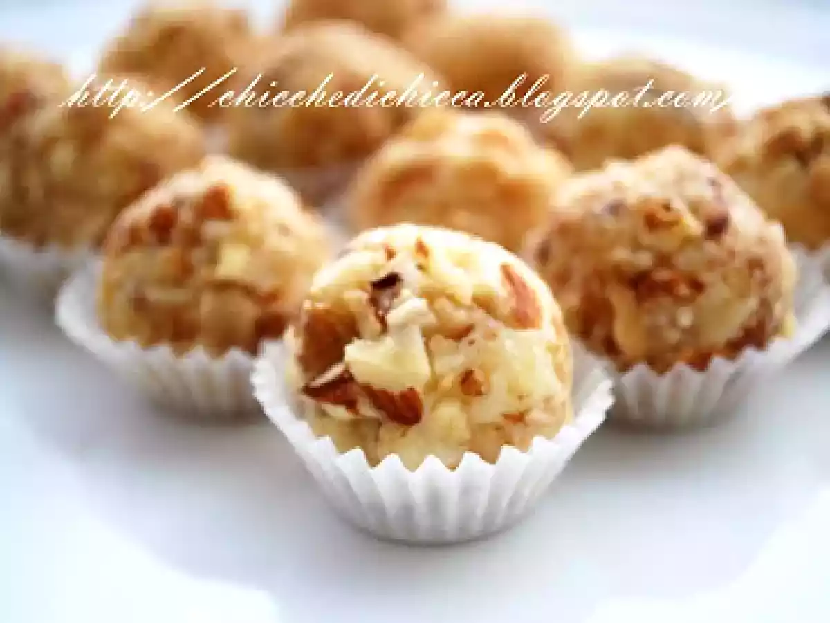 Tartufi al Cioccolato Bianco e Arancia