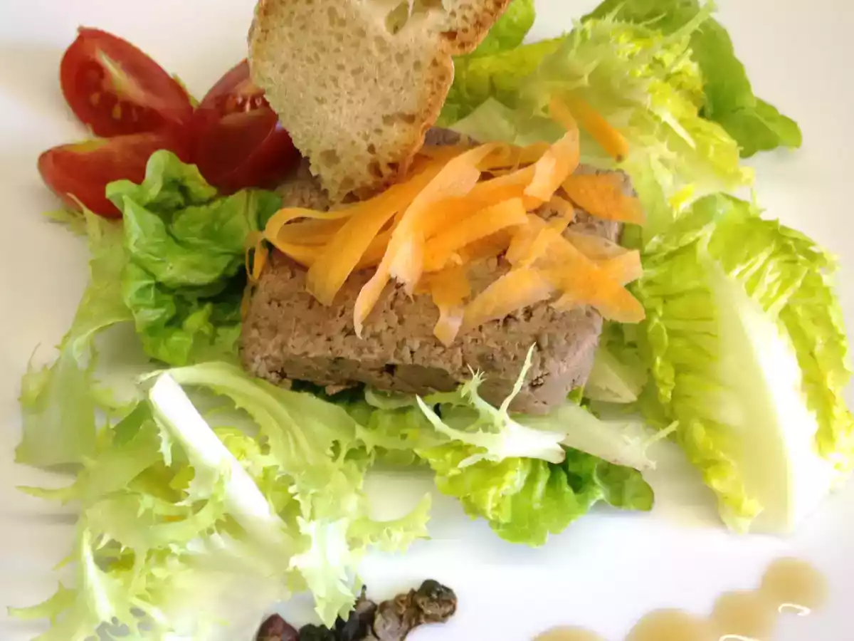 Terrina di fegatini con riduzione al Vinsanto - foto 3