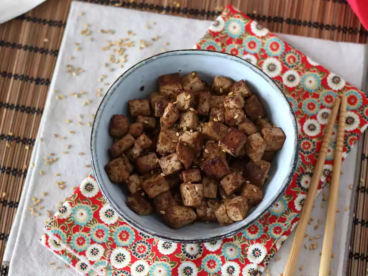 Tofu marinato all'orientale - foto 3