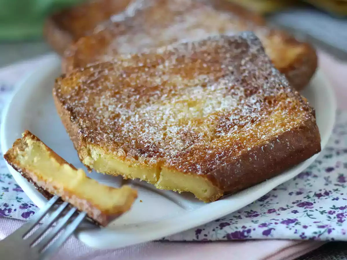Torrijas in friggitrice ad aria con pan brioche: il dolce spagnolo che diventa ancora più goloso
