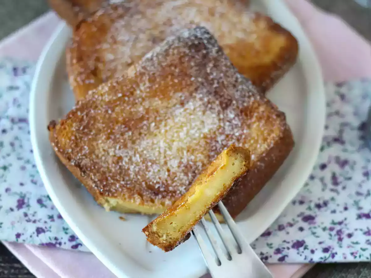 Torrijas in friggitrice ad aria con pan brioche: il dolce spagnolo che diventa ancora più goloso - foto 3