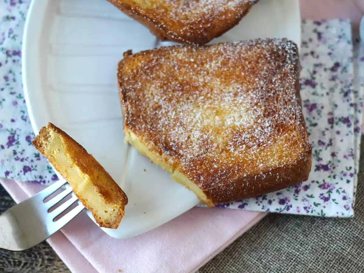 Torrijas in friggitrice ad aria con pan brioche: il dolce spagnolo che diventa ancora più goloso - foto 5