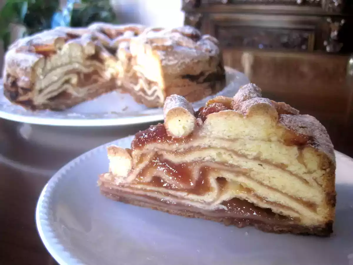 Torta a strati con marmellata di prugne - foto 5