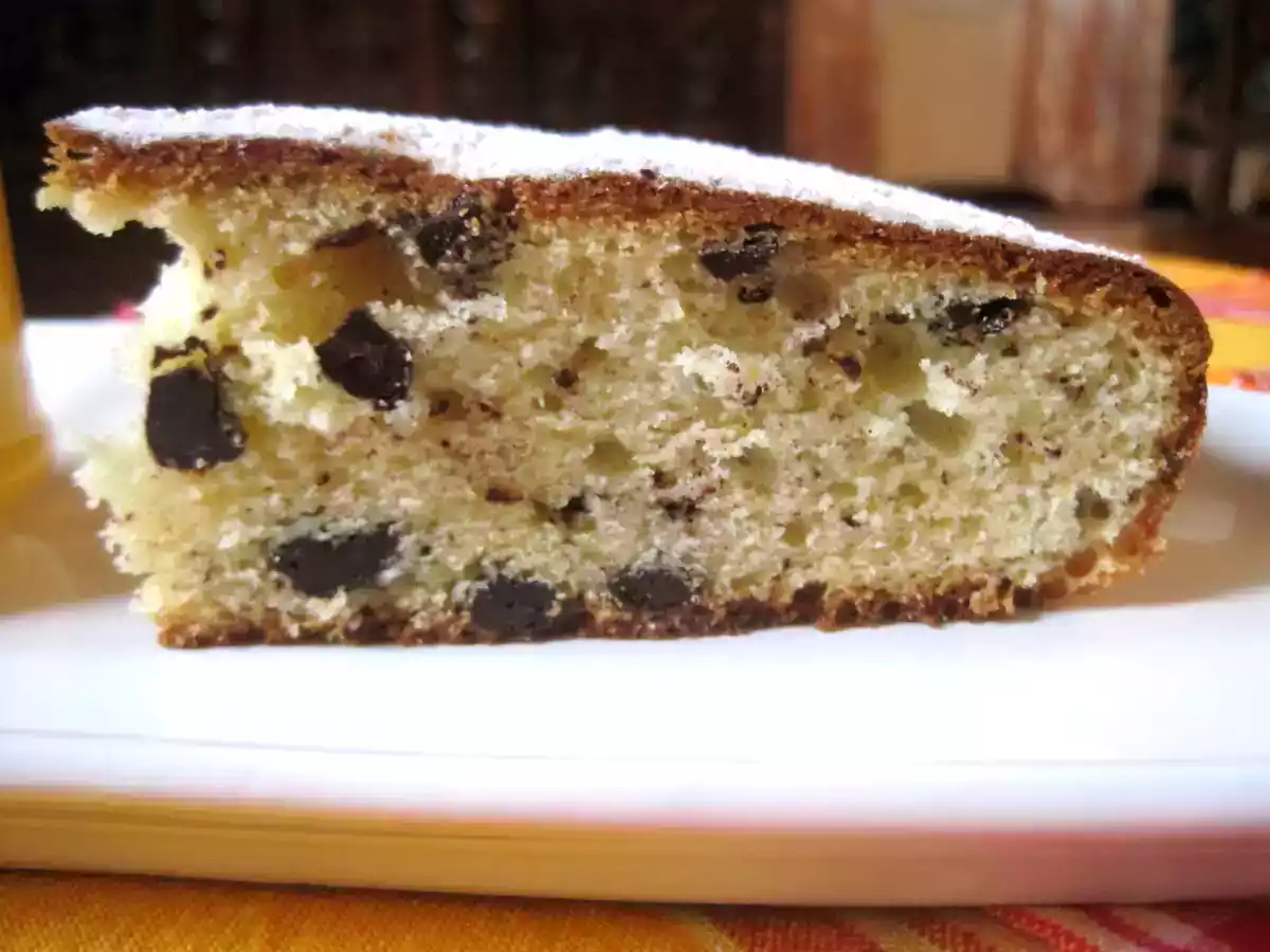Torta al mascarpone con gocce di cioccolato - foto 8
