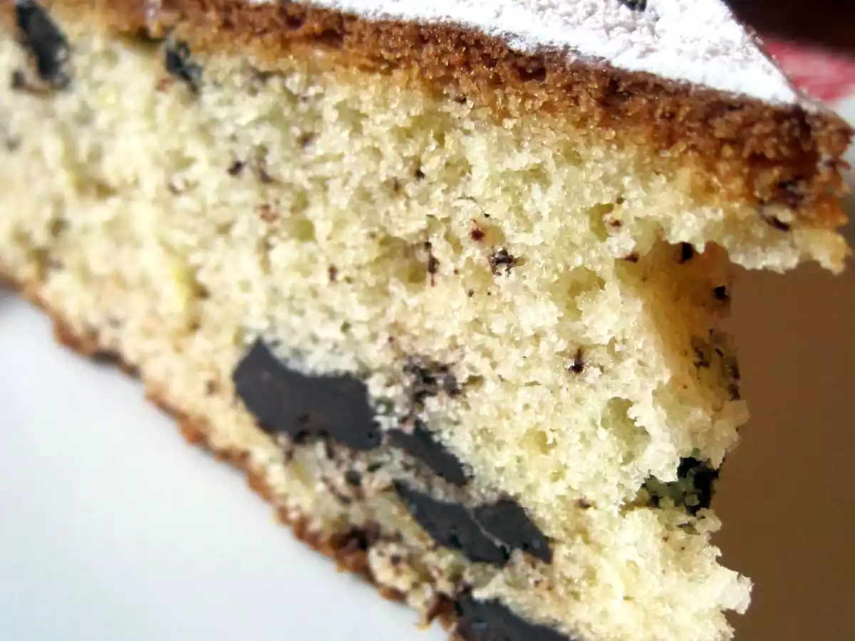Torta al mascarpone con gocce di cioccolato - foto 10