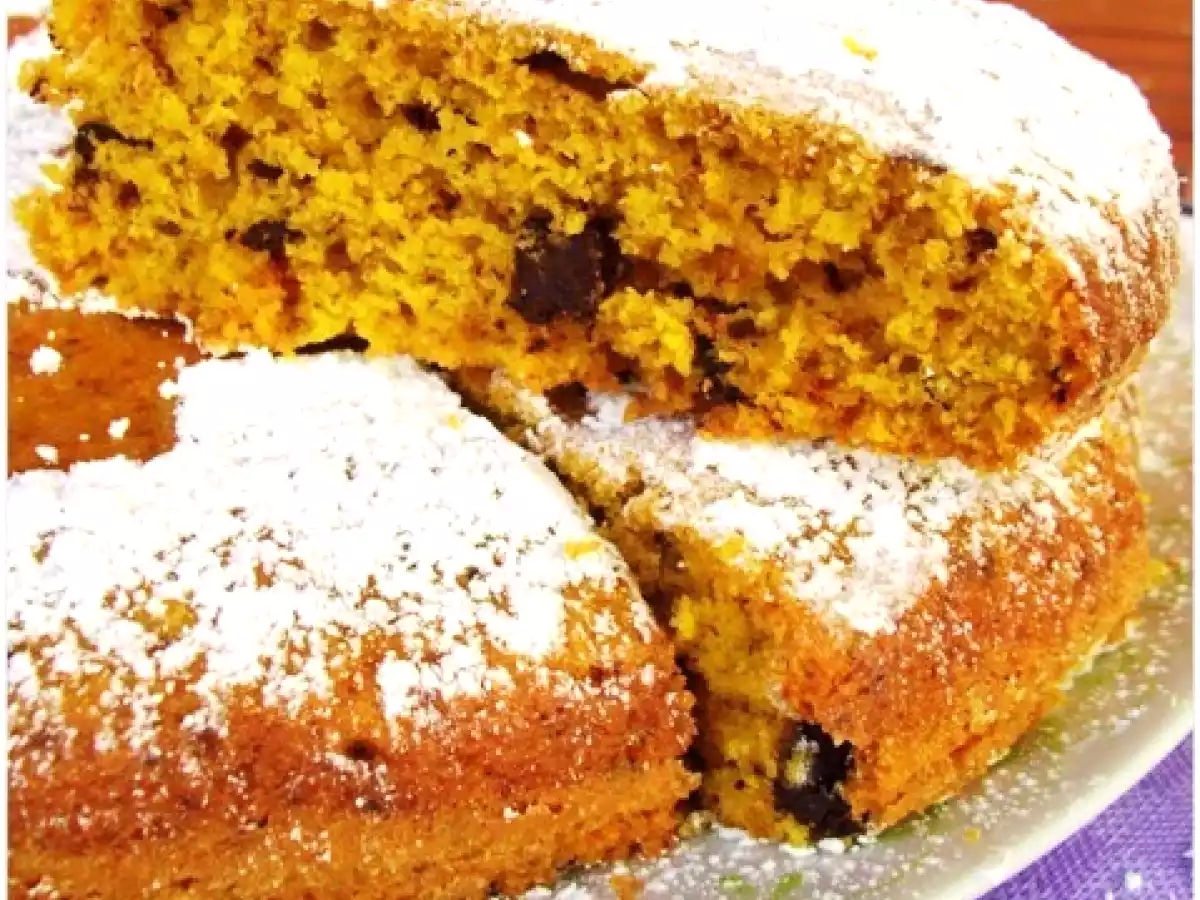 Torta alla zucca e fondente
