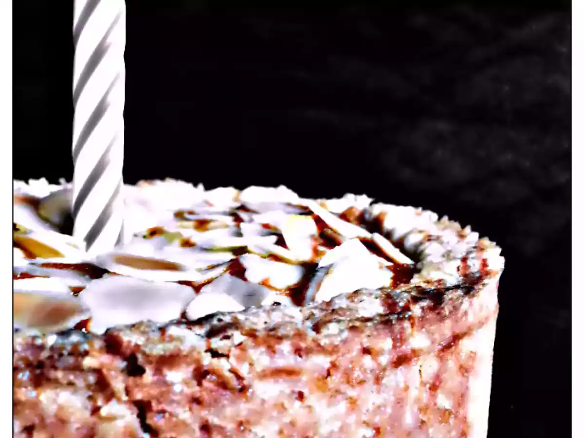 Torta con crema bisbetica e mandorle amare - foto 2